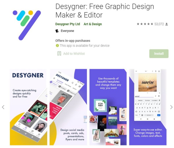 Desygner Free Graphic Design Maker Editor