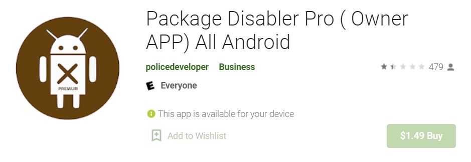 Package Disabler Pro Disable samsung pay