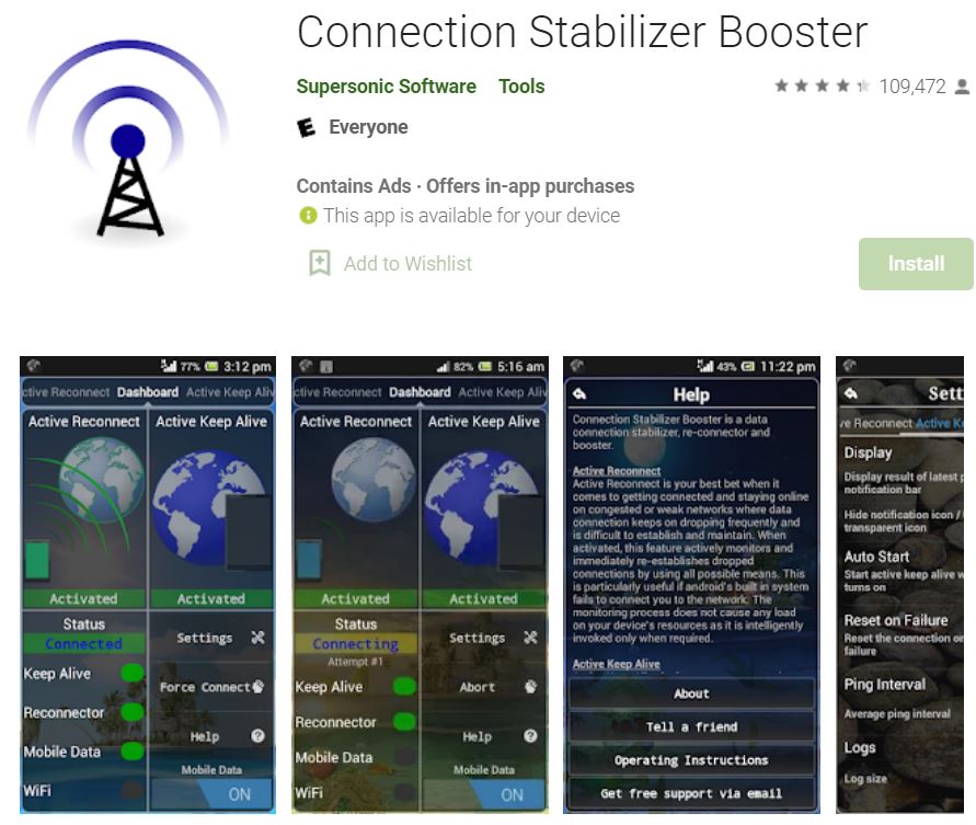 Connection Stabilizer Booster Penguat Sinyal 4G LTE Wifi Lemah