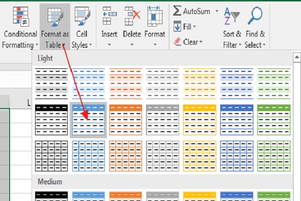 Cara Cetak Excel dengan Mengkonversi Data Ke Tabel