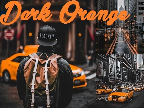 Rumus Lightroom Dark Orange Populer